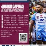 Central Highlands Junior Capras Development Session 4 10am to 1pm